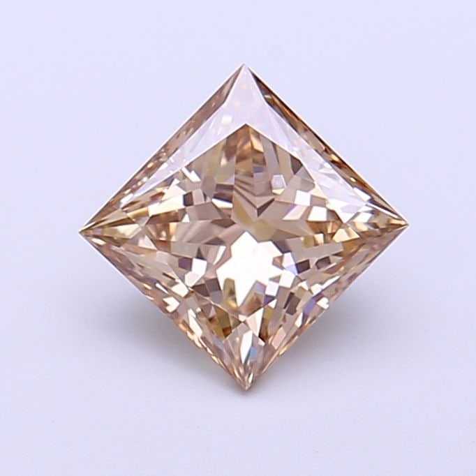 Loose Diamond - PRINCESS 1.2ct Fancy Light Brown VVS2: Loose Diamond - PRINCESS 1.2ct Fancy Light Brown VVS2 Source: This is a real non-mined Diamond that has been grown in a lab Shape: PRINCESS Carats: 1.2 Color: Fancy Light Brown Certification: IGI Vide