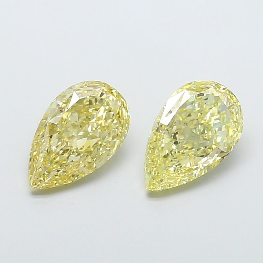Loose Diamond - PEAR 5.01ct Fancy Yellow VS1: Loose Diamond - PEAR 5.01ct Fancy Yellow VS1 Source: This is a real non-mined Diamond that has been grown in a lab Shape: PEAR Carats: 5.01 Color: Fancy Yellow Certification: IGI Video: