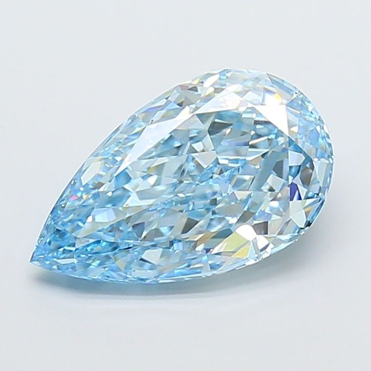 Loose Diamond - PEAR 4.01ct Fancy Intense Blue VS1: Loose Diamond - PEAR 4.01ct Fancy Intense Blue VS1 Source: This is a real non-mined Diamond that has been grown in a lab Shape: PEAR Carats: 4.01 Color: Fancy Intense Blue Certification: IGI Video:
