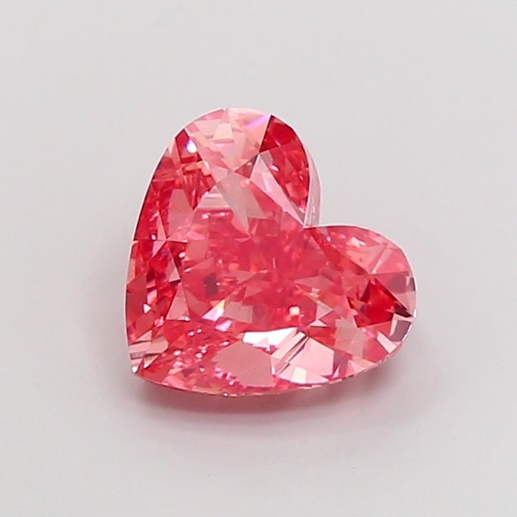 Loose Diamond - HEART 4.03ct Fancy Vivid Pink VVS2: Loose Diamond - HEART 4.03ct Fancy Vivid Pink VVS2 Source: This is a real non-mined Diamond that has been grown in a lab Shape: HEART Carats: 4.03 Color: Fancy Vivid Pink Certification: IGI Video:
