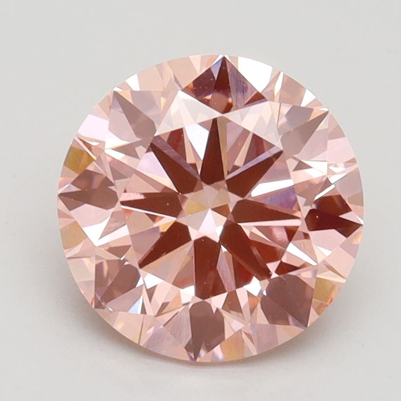 Loose Diamond - ROUND 2.26ct Fancy Vivid Pink VS2: Loose Diamond - ROUND 2.26ct Fancy Vivid Pink VS2 Source: This is a real non-mined Diamond that has been grown in a lab Shape: ROUND Carats: 2.26 Color: Fancy Vivid Pink Certification: IGI Video:
