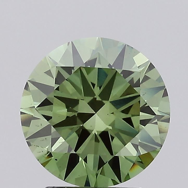 Loose Diamond - ROUND 3.0ct Fancy Vivid Green VS2: Loose Diamond - ROUND 3.0ct Fancy Vivid Green VS2 Source: This is a real non-mined Diamond that has been grown in a lab Shape: ROUND Carats: 3.0 Color: Fancy Vivid Green Certification: IGI Video: