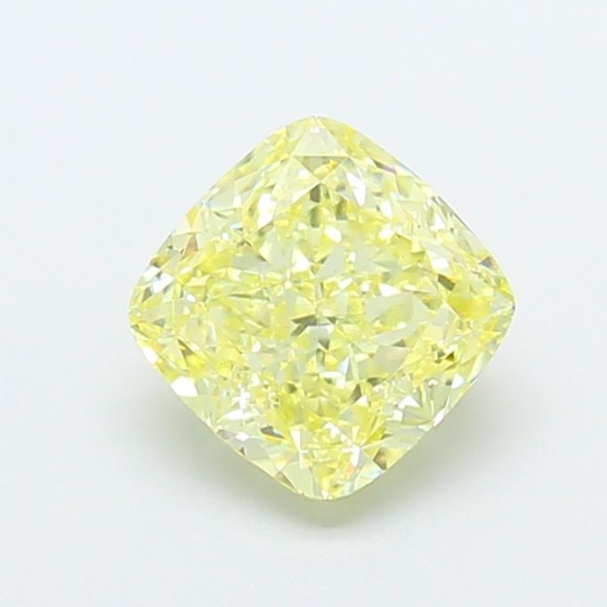 Loose Diamond - CUSHION MODIFIED 2.05ct Fancy Yellow VS1: Loose Diamond - CUSHION MODIFIED 2.05ct Fancy Yellow VS1 Source: This is a real non-mined Diamond that has been grown in a lab Shape: CUSHION MODIFIED Carats: 2.05 Color: Fancy Yellow Certification: I