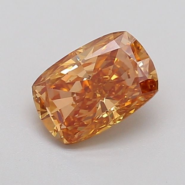 Loose Diamond - CUSHION MODIFIED 1.07ct Fancy Orangey Brown VS1: Loose Diamond - CUSHION MODIFIED 1.07ct Fancy Orangey Brown VS1 Source: This is a real non-mined Diamond that has been grown in a lab Shape: CUSHION MODIFIED Carats: 1.07 Color: Fancy Orangey Brown Ce