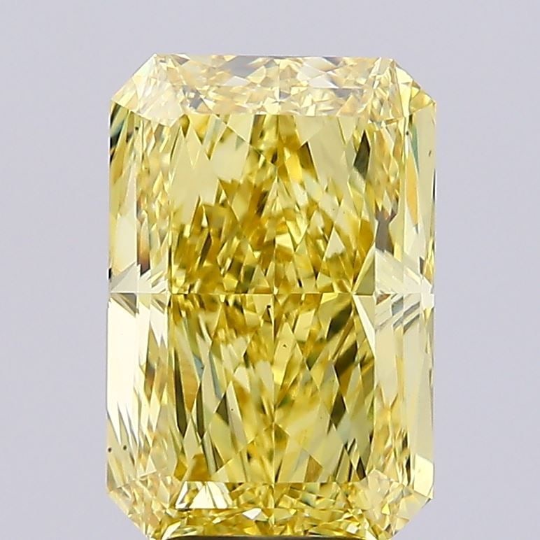 Loose Diamond - RADIANT 5.1ct Fancy Intense Yellow VS1: Loose Diamond - RADIANT 5.1ct Fancy Intense Yellow VS1 Source: This is a real non-mined Diamond that has been grown in a lab Shape: RADIANT Carats: 5.1 Color: Fancy Intense Yellow Certification: NONE 