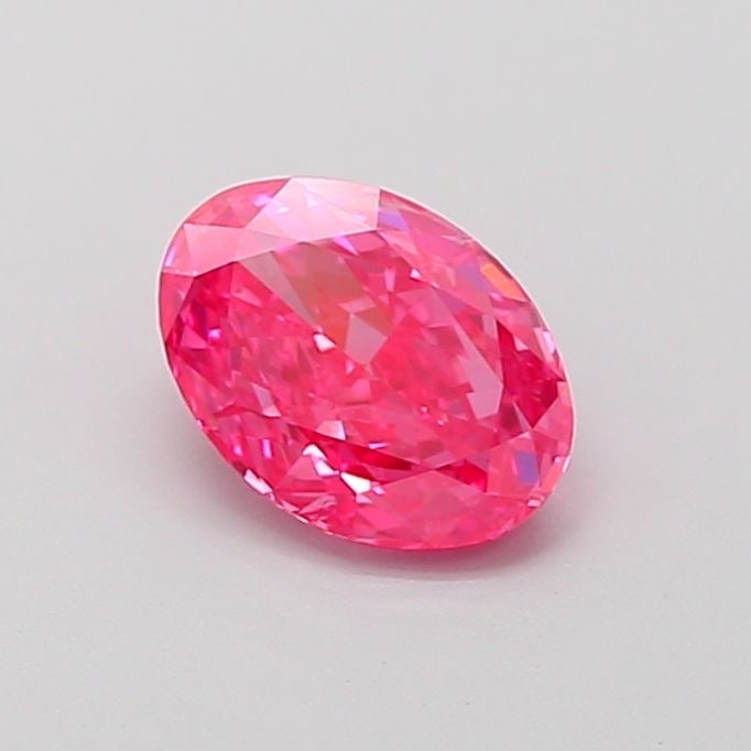Loose Diamond - OVAL 1.06ct Fancy Vivid Pink SI1: Loose Diamond - OVAL 1.06ct Fancy Vivid Pink SI1 Source: This is a real non-mined Diamond that has been grown in a lab Shape: OVAL Carats: 1.06 Color: Fancy Vivid Pink Certification: IGI Video: