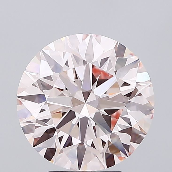 Loose Diamond - ROUND 5.02ct Fancy Light Pink VS1: Loose Diamond - ROUND 5.02ct Fancy Light Pink VS1 Source: This is a real non-mined Diamond that has been grown in a lab Shape: ROUND Carats: 5.02 Color: Fancy Light Pink Certification: IGI Video: