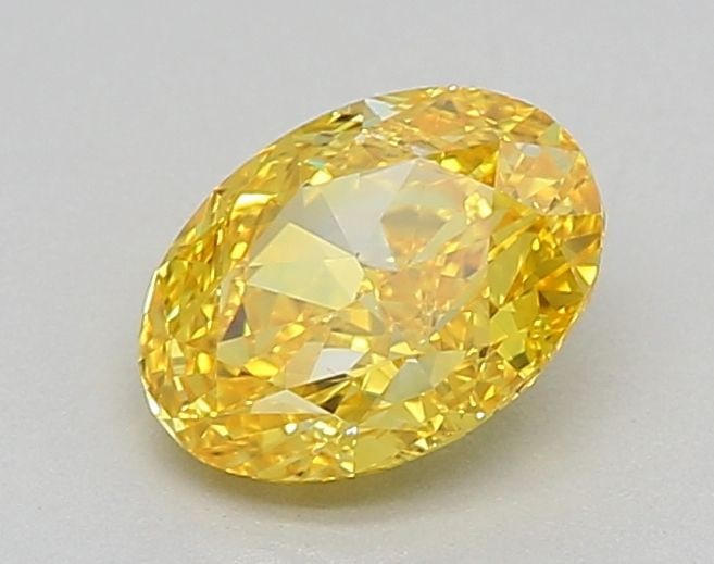 Loose Diamond - OVAL 1.05ct Fancy Vivid Yellow VVS2: Loose Diamond - OVAL 1.05ct Fancy Vivid Yellow VVS2 Source: This is a real non-mined Diamond that has been grown in a lab Shape: OVAL Carats: 1.05 Color: Fancy Vivid Yellow Certification: IGI Video: