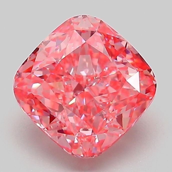 Loose Diamond - CUSHION MODIFIED 2.05ct Fancy Vivid Pink VVS2: Loose Diamond - CUSHION MODIFIED 2.05ct Fancy Vivid Pink VVS2 Source: This is a real non-mined Diamond that has been grown in a lab Shape: CUSHION MODIFIED Carats: 2.05 Color: Fancy Vivid Pink Certifi