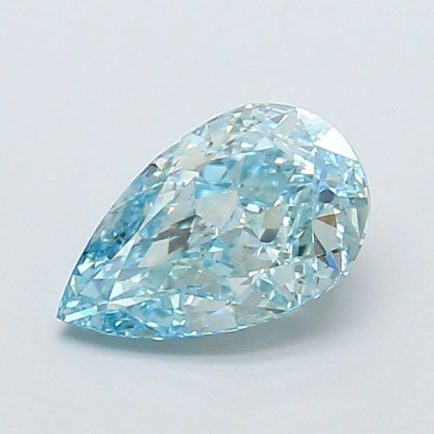 Loose Diamond - PEAR 1.42ct Fancy Vivid Blue VVS1: Loose Diamond - PEAR 1.42ct Fancy Vivid Blue VVS1 Source: This is a real non-mined Diamond that has been grown in a lab Shape: PEAR Carats: 1.42 Color: Fancy Vivid Blue Certification: IGI Video: