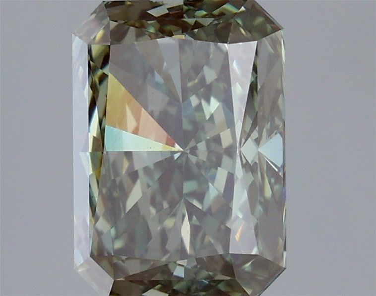 Loose Diamond - RADIANT 4.04ct Fancy Green VS1: Loose Diamond - RADIANT 4.04ct Fancy Green VS1 Source: This is a real non-mined Diamond that has been grown in a lab Shape: RADIANT Carats: 4.04 Color: Fancy Green Certification: IGI Video: