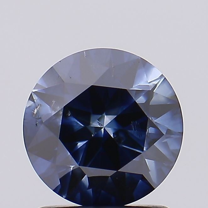 Loose Diamond - ROUND 1.33ct Fancy Deep Blue I1: Loose Diamond - ROUND 1.33ct Fancy Deep Blue I1 Source: This is a real non-mined Diamond that has been grown in a lab Shape: ROUND Carats: 1.33 Color: Fancy Deep Blue Certification: NONE Video: