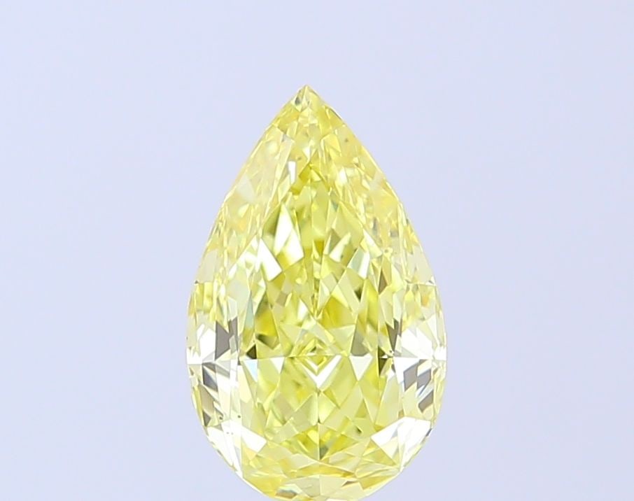 Loose Diamond - PEAR 2.02ct Fancy Yellow VS1: Loose Diamond - PEAR 2.02ct Fancy Yellow VS1 Source: This is a real non-mined Diamond that has been grown in a lab Shape: PEAR Carats: 2.02 Color: Fancy Yellow Certification: IGI Video: