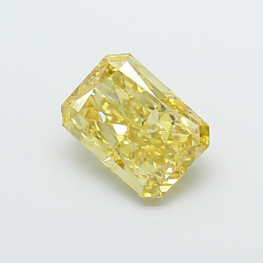 Loose Diamond - RADIANT 2.79ct Fancy Intense Yellow VS1: Loose Diamond - RADIANT 2.79ct Fancy Intense Yellow VS1 Source: This is a real non-mined Diamond that has been grown in a lab Shape: RADIANT Carats: 2.79 Color: Fancy Intense Yellow Certification: IGI