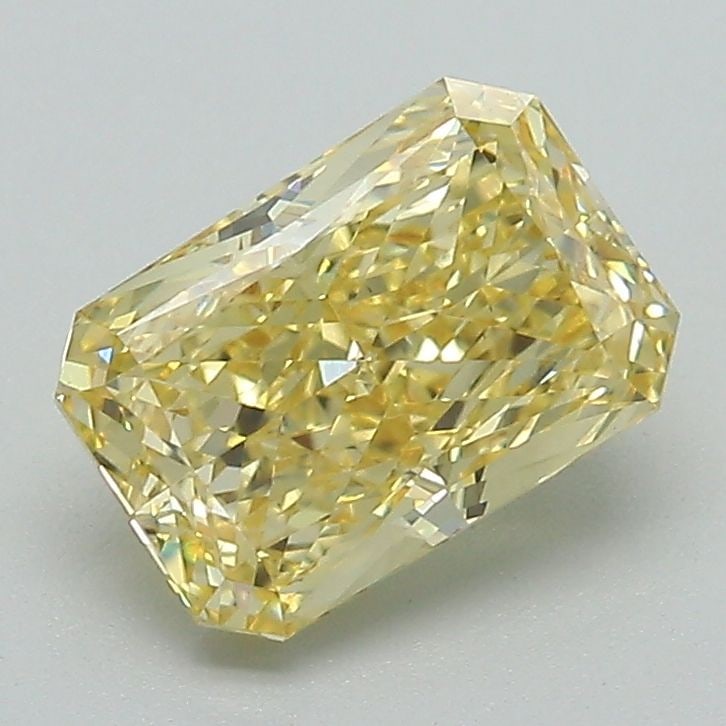 Loose Diamond - RADIANT 1.72ct Fancy Intense Yellow VS1: Loose Diamond - RADIANT 1.72ct Fancy Intense Yellow VS1 Source: This is a real non-mined Diamond that has been grown in a lab Shape: RADIANT Carats: 1.72 Color: Fancy Intense Yellow Certification: IGI