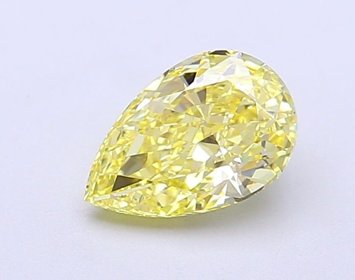 Loose Diamond - PEAR 1.06ct Fancy Yellow VS1: Loose Diamond - PEAR 1.06ct Fancy Yellow VS1 Source: This is a real non-mined Diamond that has been grown in a lab Shape: PEAR Carats: 1.06 Color: Fancy Yellow Certification: IGI Video: