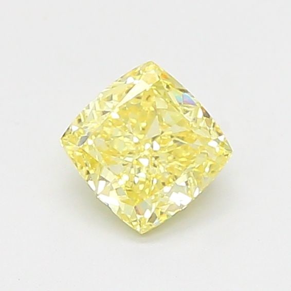 Loose Diamond - CUSHION MODIFIED 1.05ct Fancy Intense Yellow VVS2: Loose Diamond - CUSHION MODIFIED 1.05ct Fancy Intense Yellow VVS2 Source: This is a real non-mined Diamond that has been grown in a lab Shape: CUSHION MODIFIED Carats: 1.05 Color: Fancy Intense Yellow