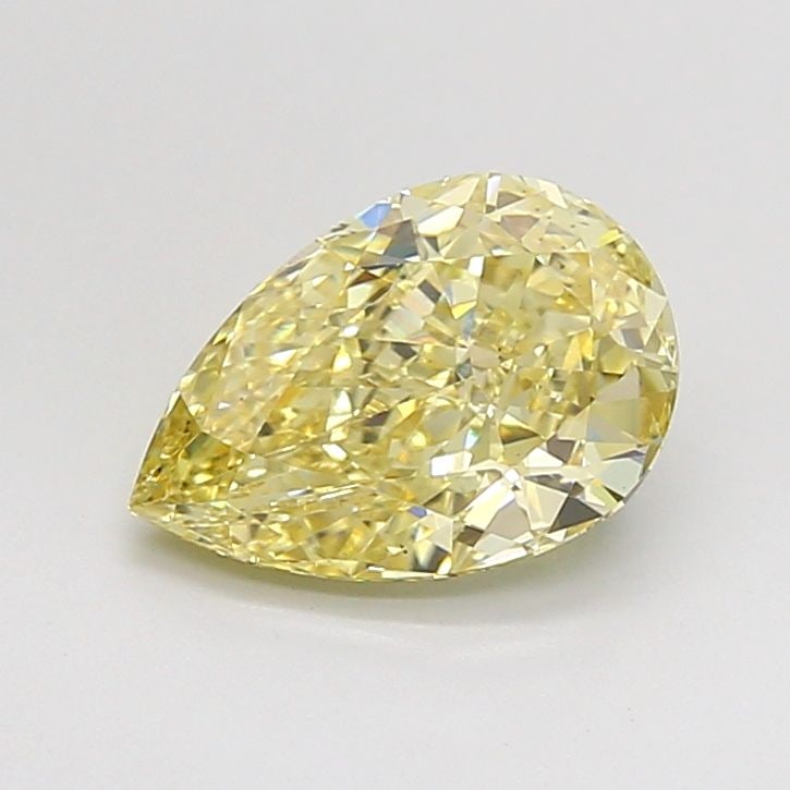 Loose Diamond - PEAR 2.02ct Fancy Yellow VS2: Loose Diamond - PEAR 2.02ct Fancy Yellow VS2 Source: This is a real non-mined Diamond that has been grown in a lab Shape: PEAR Carats: 2.02 Color: Fancy Yellow Certification: IGI Video: