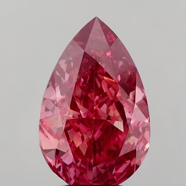 Loose Diamond - PEAR 4.08ct Fancy Vivid Pink VS1: Loose Diamond - PEAR 4.08ct Fancy Vivid Pink VS1 Source: This is a real non-mined Diamond that has been grown in a lab Shape: PEAR Carats: 4.08 Color: Fancy Vivid Pink Certification: IGI Video: