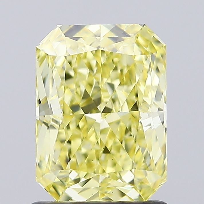 Loose Diamond - RADIANT 1.43ct Fancy Intense Yellow VS1: Loose Diamond - RADIANT 1.43ct Fancy Intense Yellow VS1 Source: This is a real non-mined Diamond that has been grown in a lab Shape: RADIANT Carats: 1.43 Color: Fancy Intense Yellow Certification: IGI