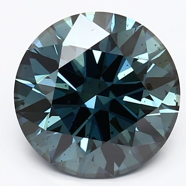 Ideal Loose Diamond - ROUND 2.51ct Fancy Deep Blue SI2: Ideal Loose Diamond - ROUND 2.51ct Fancy Deep Blue SI2 Source: This is a real non-mined Diamond that has been grown in a lab Shape: ROUND Carats: 2.51 Color: Fancy Deep Blue Certification: IGI Video: