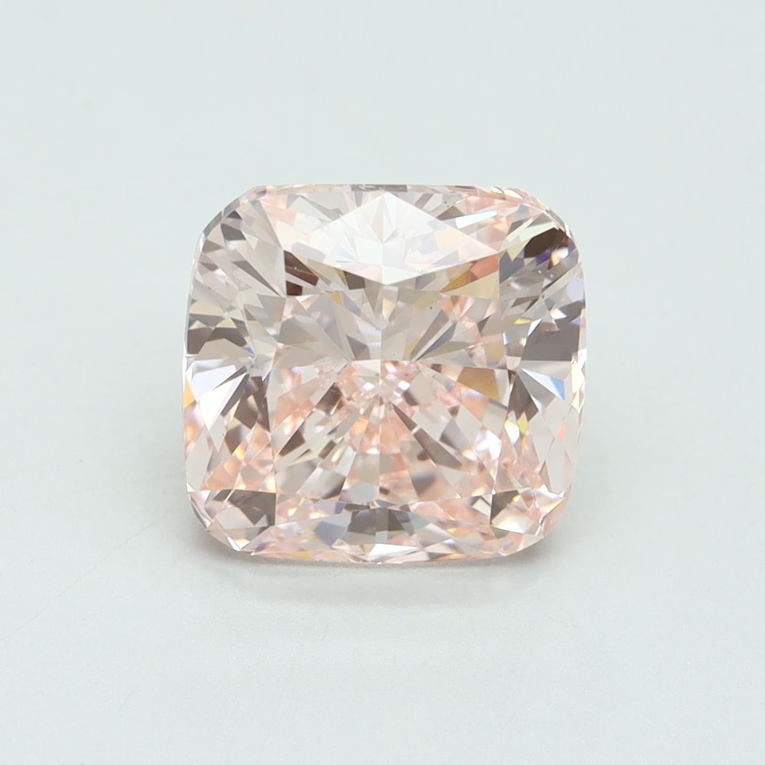 Loose Diamond - CUSHION BRILLIANT 4.01ct Fancy Intense Pink VS2: Loose Diamond - CUSHION BRILLIANT 4.01ct Fancy Intense Pink VS2 Source: This is a real non-mined Diamond that has been grown in a lab Shape: CUSHION BRILLIANT Carats: 4.01 Color: Fancy Intense Pink Ce