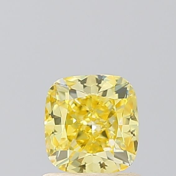 Loose Diamond - CUSHION MODIFIED 1.05ct Fancy Vivid Yellow VS1: Loose Diamond - CUSHION MODIFIED 1.05ct Fancy Vivid Yellow VS1 Source: This is a real non-mined Diamond that has been grown in a lab Shape: CUSHION MODIFIED Carats: 1.05 Color: Fancy Vivid Yellow Cert