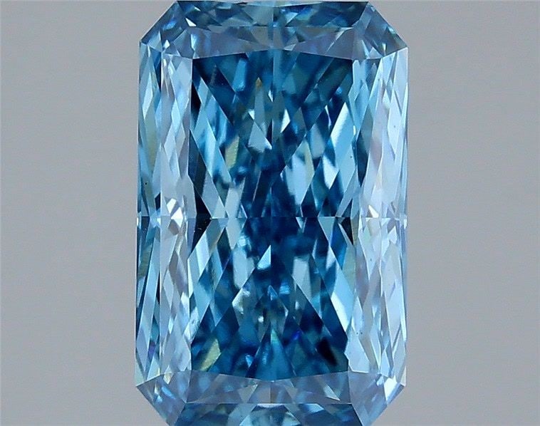 Loose Diamond - RADIANT 3.01ct Fancy Vivid Blue VS1: Loose Diamond - RADIANT 3.01ct Fancy Vivid Blue VS1 Source: This is a real non-mined Diamond that has been grown in a lab Shape: RADIANT Carats: 3.01 Color: Fancy Vivid Blue Certification: IGI Video: