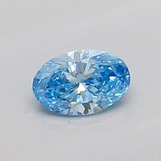 Loose Diamond - OVAL 0.16ct Fancy Vivid Blue VS1: Loose Diamond - OVAL 0.16ct Fancy Vivid Blue VS1 Source: This is a real non-mined Diamond that has been grown in a lab Shape: OVAL Carats: 0.16 Color: Fancy Vivid Blue Certification: IGI The Diamond D