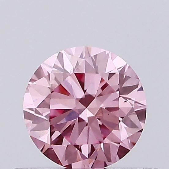Loose Diamond - ROUND 0.36ct Fancy Intense Pink VVS2: Loose Diamond - ROUND 0.36ct Fancy Intense Pink VVS2 Source: This is a real non-mined Diamond that has been grown in a lab Shape: ROUND Carats: 0.36 Color: Fancy Intense Pink Certification: NONE Video
