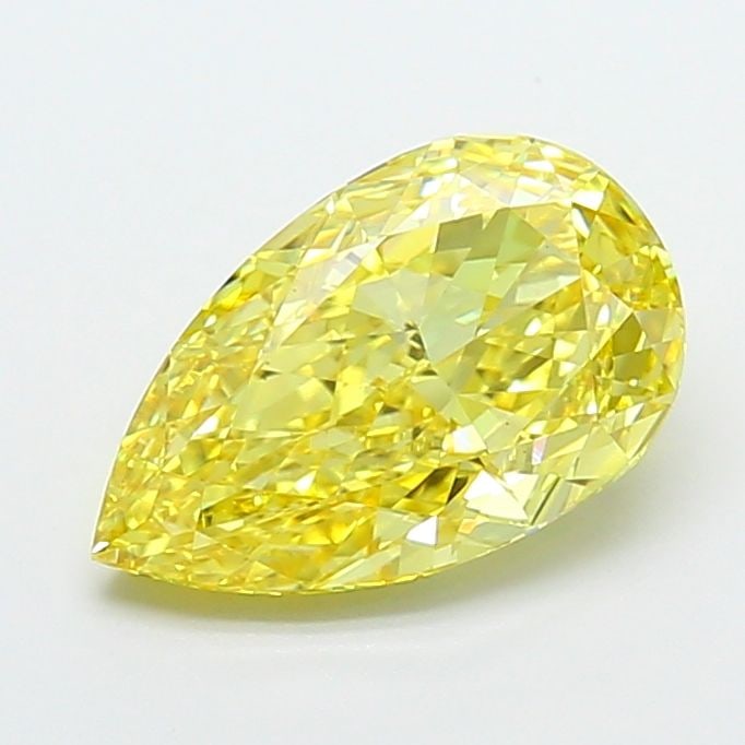 Loose Diamond - PEAR 3.09ct Fancy Intense Yellow VS1: Loose Diamond - PEAR 3.09ct Fancy Intense Yellow VS1 Source: This is a real non-mined Diamond that has been grown in a lab Shape: PEAR Carats: 3.09 Color: Fancy Intense Yellow Certification: IGI The D