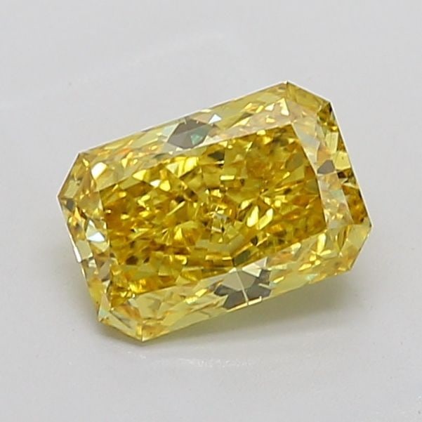 Loose Diamond - RADIANT 2.14ct Fancy Vivid Yellow VS2: Loose Diamond - RADIANT 2.14ct Fancy Vivid Yellow VS2 Source: This is a real non-mined Diamond that has been grown in a lab Shape: RADIANT Carats: 2.14 Color: Fancy Vivid Yellow Certification: IGI Vid