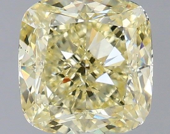 Loose Diamond - CUSHION MODIFIED 1.59ct Fancy Yellow VS1: Loose Diamond - CUSHION MODIFIED 1.59ct Fancy Yellow VS1 Source: This is a real non-mined Diamond that has been grown in a lab Shape: CUSHION MODIFIED Carats: 1.59 Color: Fancy Yellow Certification: I