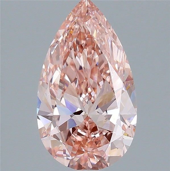 Loose Diamond - PEAR 2.03ct Fancy Vivid Pink VS1: Loose Diamond - PEAR 2.03ct Fancy Vivid Pink VS1 Source: This is a real non-mined Diamond that has been grown in a lab Shape: PEAR Carats: 2.03 Color: Fancy Vivid Pink Certification: IGI Video: