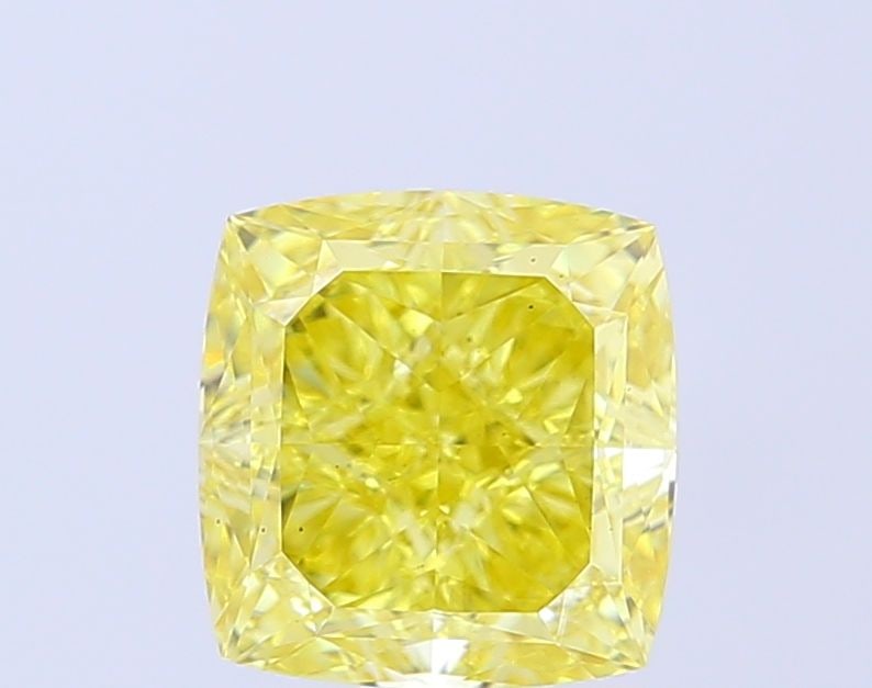 Loose Diamond - CUSHION MODIFIED 3.05ct Fancy Vivid Yellow VS2: Loose Diamond - CUSHION MODIFIED 3.05ct Fancy Vivid Yellow VS2 Source: This is a real non-mined Diamond that has been grown in a lab Shape: CUSHION MODIFIED Carats: 3.05 Color: Fancy Vivid Yellow Cert