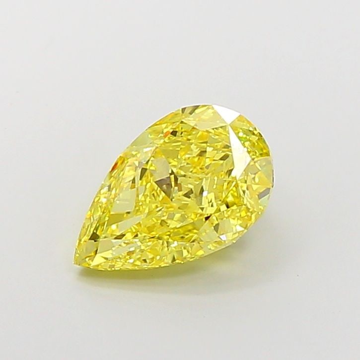 Loose Diamond - PEAR 4.65ct Fancy Vivid Yellow VS1: Loose Diamond - PEAR 4.65ct Fancy Vivid Yellow VS1 Source: This is a real non-mined Diamond that has been grown in a lab Shape: PEAR Carats: 4.65 Color: Fancy Vivid Yellow Certification: IGI Video: