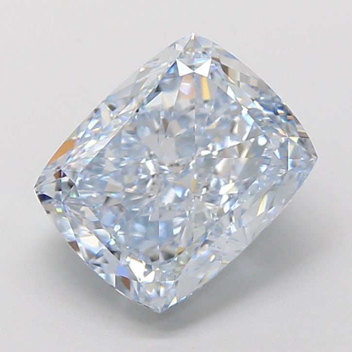 Loose Diamond - CUSHION MODIFIED 4.51ct Fancy Intense Blue VVS2: Loose Diamond - CUSHION MODIFIED 4.51ct Fancy Intense Blue VVS2 Source: This is a real non-mined Diamond that has been grown in a lab Shape: CUSHION MODIFIED Carats: 4.51 Color: Fancy Intense Blue Cer