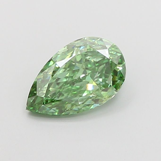 Loose Diamond - PEAR 1.04ct Fancy Vivid Green VS1: Loose Diamond - PEAR 1.04ct Fancy Vivid Green VS1 Source: This is a real non-mined Diamond that has been grown in a lab Shape: PEAR Carats: 1.04 Color: Fancy Vivid Green Certification: IGI Video: