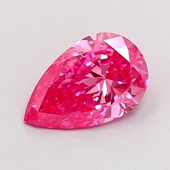 Loose Diamond - PEAR 0.88ct Fancy Vivid Pink VS1: Loose Diamond - PEAR 0.88ct Fancy Vivid Pink VS1 Source: This is a real non-mined Diamond that has been grown in a lab Shape: PEAR Carats: 0.88 Color: Fancy Vivid Pink Certification: IGI Video: