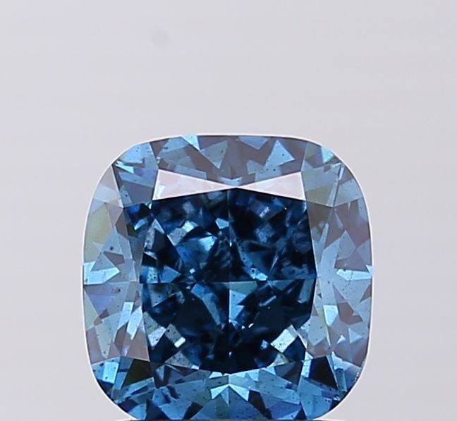 Loose Diamond - CUSHION MODIFIED 2.02ct Fancy Vivid Blue SI1: Loose Diamond - CUSHION MODIFIED 2.02ct Fancy Vivid Blue SI1 Source: This is a real non-mined Diamond that has been grown in a lab Shape: CUSHION MODIFIED Carats: 2.02 Color: Fancy Vivid Blue Certific