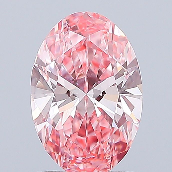 Loose Diamond - OVAL 1.5ct Fancy Vivid Pink VS1: Loose Diamond - OVAL 1.5ct Fancy Vivid Pink VS1 Source: This is a real non-mined Diamond that has been grown in a lab Shape: OVAL Carats: 1.5 Color: Fancy Vivid Pink Certification: IGI Video: