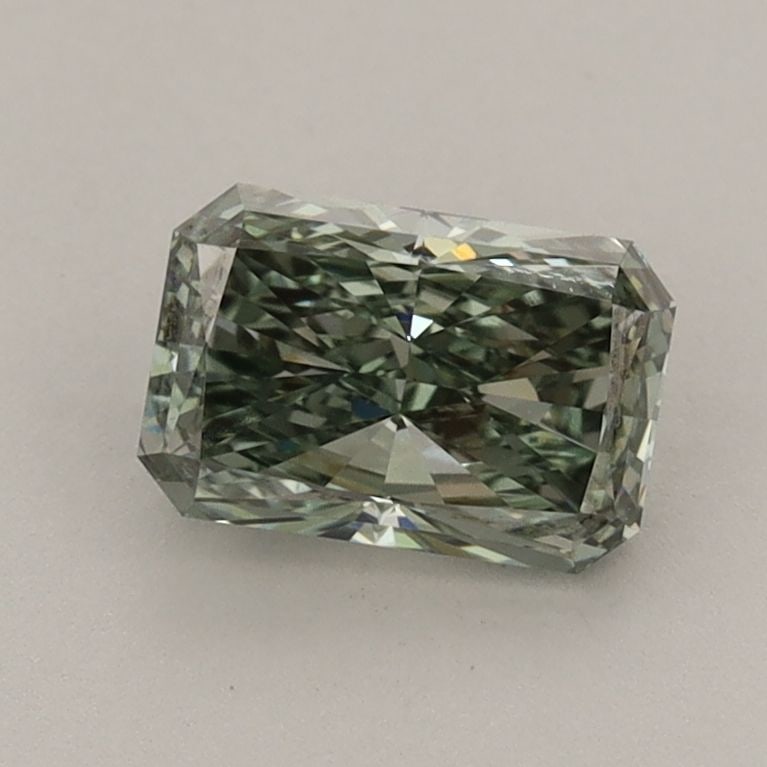 Loose Diamond - RADIANT 1.0ct Fancy Vivid Green VS1: Loose Diamond - RADIANT 1.0ct Fancy Vivid Green VS1 Source: This is a real non-mined Diamond that has been grown in a lab Shape: RADIANT Carats: 1.0 Color: Fancy Vivid Green Certification: IGI Video: