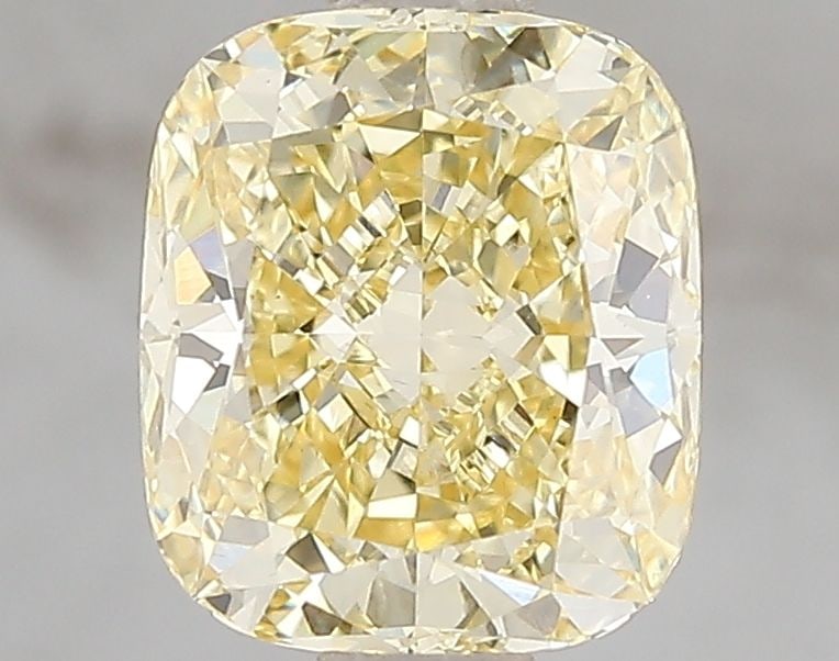 Loose Diamond - CUSHION MODIFIED 2.08ct Fancy Intense Yellow VS1: Loose Diamond - CUSHION MODIFIED 2.08ct Fancy Intense Yellow VS1 Source: This is a real non-mined Diamond that has been grown in a lab Shape: CUSHION MODIFIED Carats: 2.08 Color: Fancy Intense Yellow 