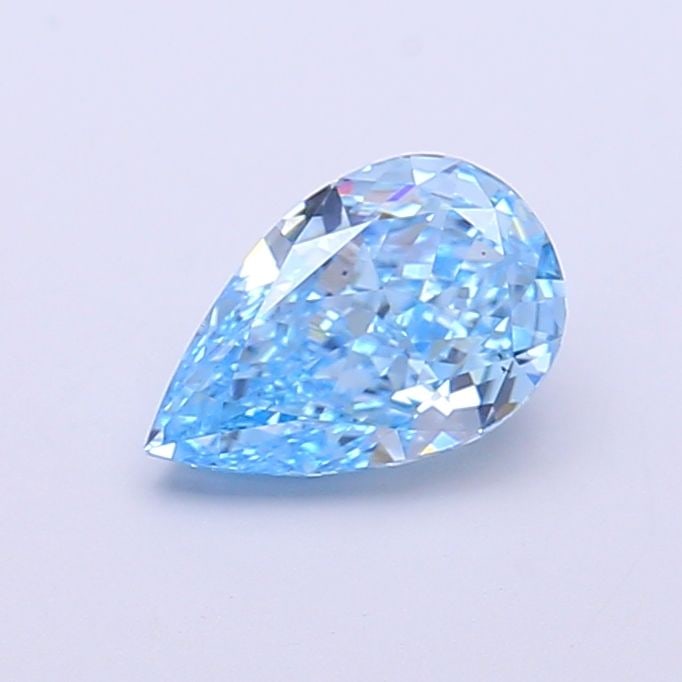 Loose Diamond - PEAR 1.02ct Fancy Vivid Blue VS2: Loose Diamond - PEAR 1.02ct Fancy Vivid Blue VS2 Source: This is a real non-mined Diamond that has been grown in a lab Shape: PEAR Carats: 1.02 Color: Fancy Vivid Blue Certification: IGI Video: