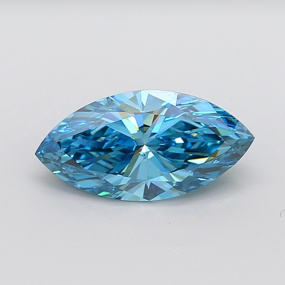 Loose Diamond - MARQUISE 4.03ct Fancy Vivid Blue VS2: Loose Diamond - MARQUISE 4.03ct Fancy Vivid Blue VS2 Source: This is a real non-mined Diamond that has been grown in a lab Shape: MARQUISE Carats: 4.03 Color: Fancy Vivid Blue Certification: IGI The D