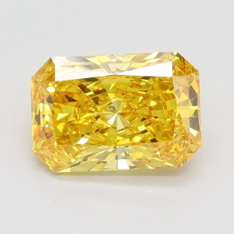 Loose Diamond - RADIANT 1.09ct Fancy Vivid Yellow IF: Loose Diamond - RADIANT 1.09ct Fancy Vivid Yellow IF Source: This is a real non-mined Diamond that has been grown in a lab Shape: RADIANT Carats: 1.09 Color: Fancy Vivid Yellow Certification: IGI Vide