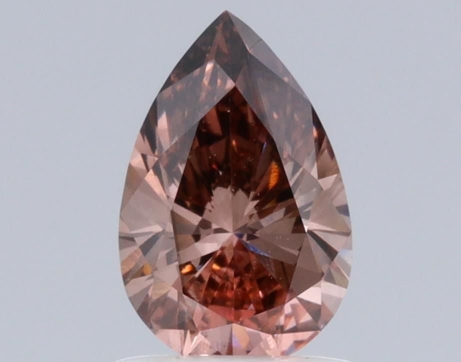 Loose Diamond - PEAR 1.09ct Fancy Brown VS2: Loose Diamond - PEAR 1.09ct Fancy Brown VS2 Source: This is a real non-mined Diamond that has been grown in a lab Shape: PEAR Carats: 1.09 Color: Fancy Brown Certification: NONE Video: