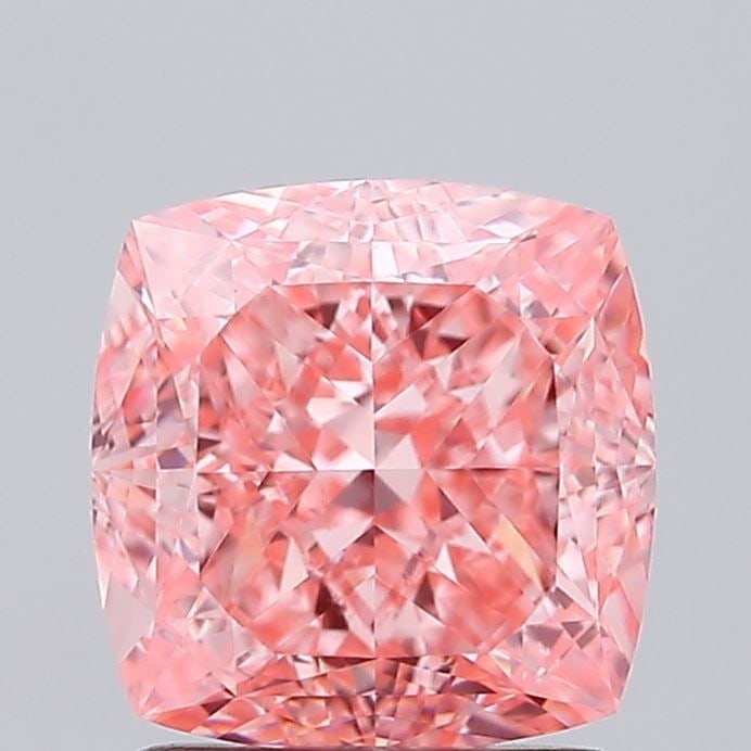 Loose Diamond - CUSHION MODIFIED 2.02ct Fancy Vivid Pink VS1: Loose Diamond - CUSHION MODIFIED 2.02ct Fancy Vivid Pink VS1 Source: This is a real non-mined Diamond that has been grown in a lab Shape: CUSHION MODIFIED Carats: 2.02 Color: Fancy Vivid Pink Certific