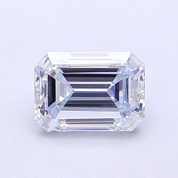 Loose Diamond - EMERALD 1.01ct Fancy Light Blue VVS2: Loose Diamond - EMERALD 1.01ct Fancy Light Blue VVS2 Source: This is a real non-mined Diamond that has been grown in a lab Shape: EMERALD Carats: 1.01 Color: Fancy Light Blue Certification: IGI Video: