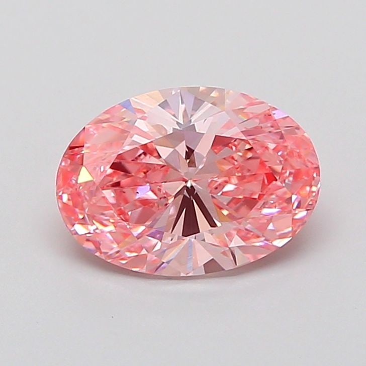 Loose Diamond - OVAL 2.02ct Fancy Vivid Pink VS1: Loose Diamond - OVAL 2.02ct Fancy Vivid Pink VS1 Source: This is a real non-mined Diamond that has been grown in a lab Shape: OVAL Carats: 2.02 Color: Fancy Vivid Pink Certification: IGI Video: